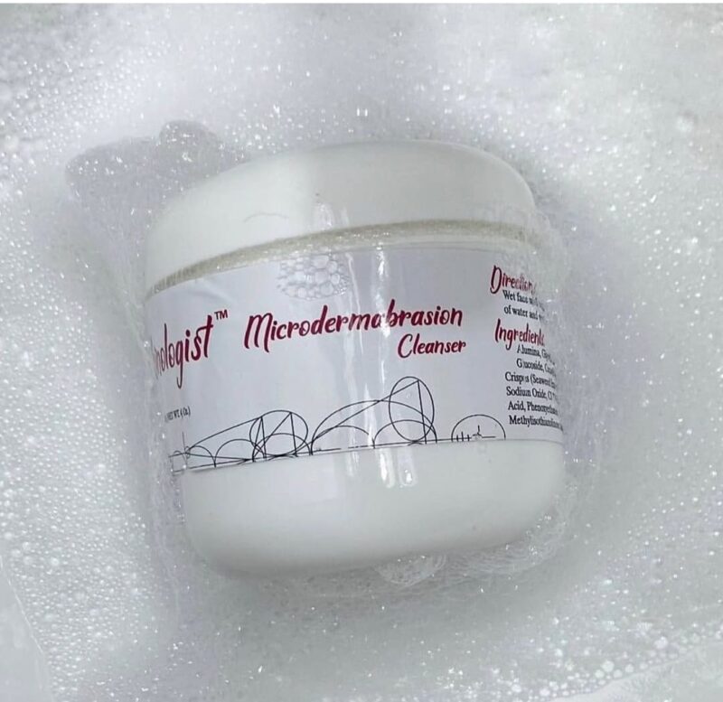 Microdermabrasion cleanser